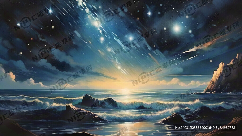 星辰  大海  清新