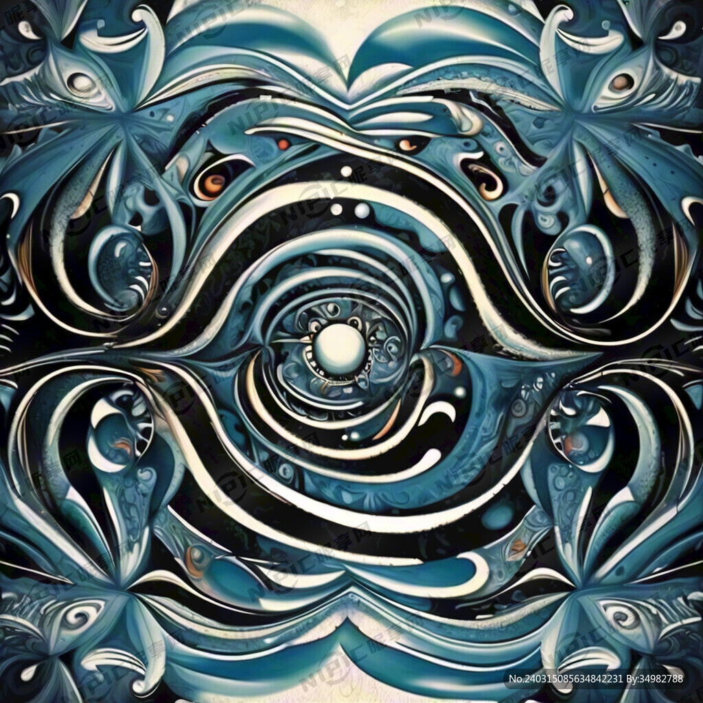 抽象 海 纹