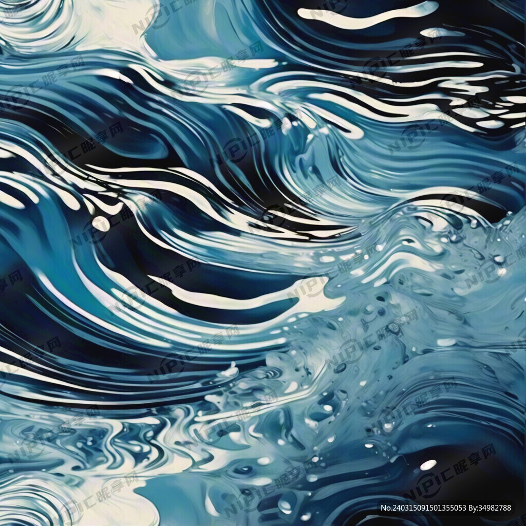 纹理 波纹 水 蓝色