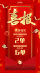 喜报海报