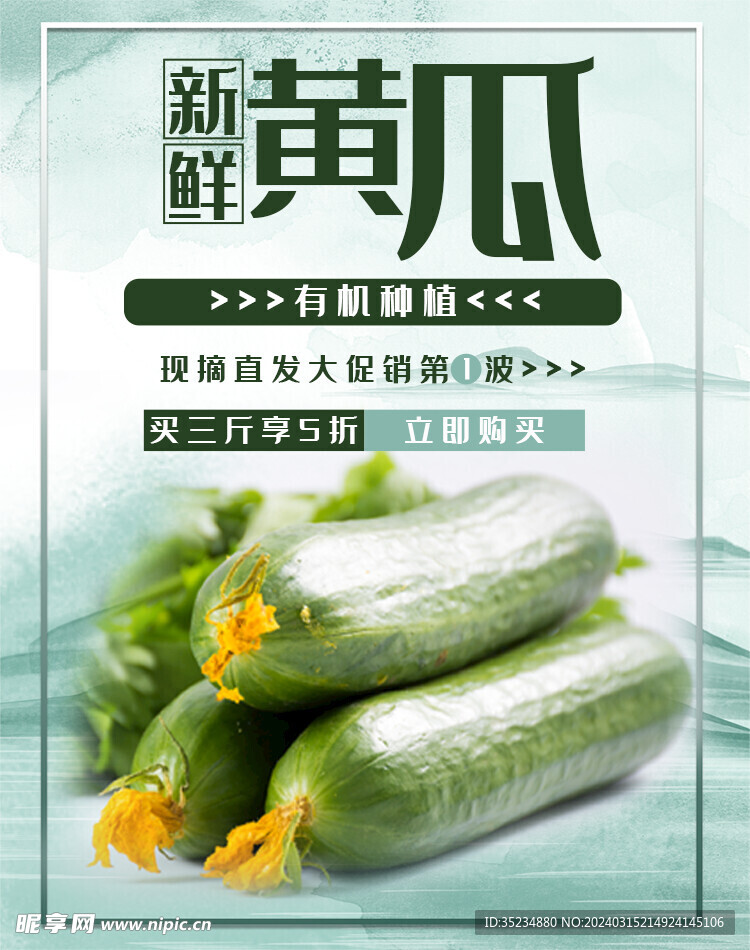 新鲜黄瓜