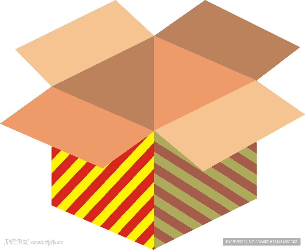 盒子矢量图