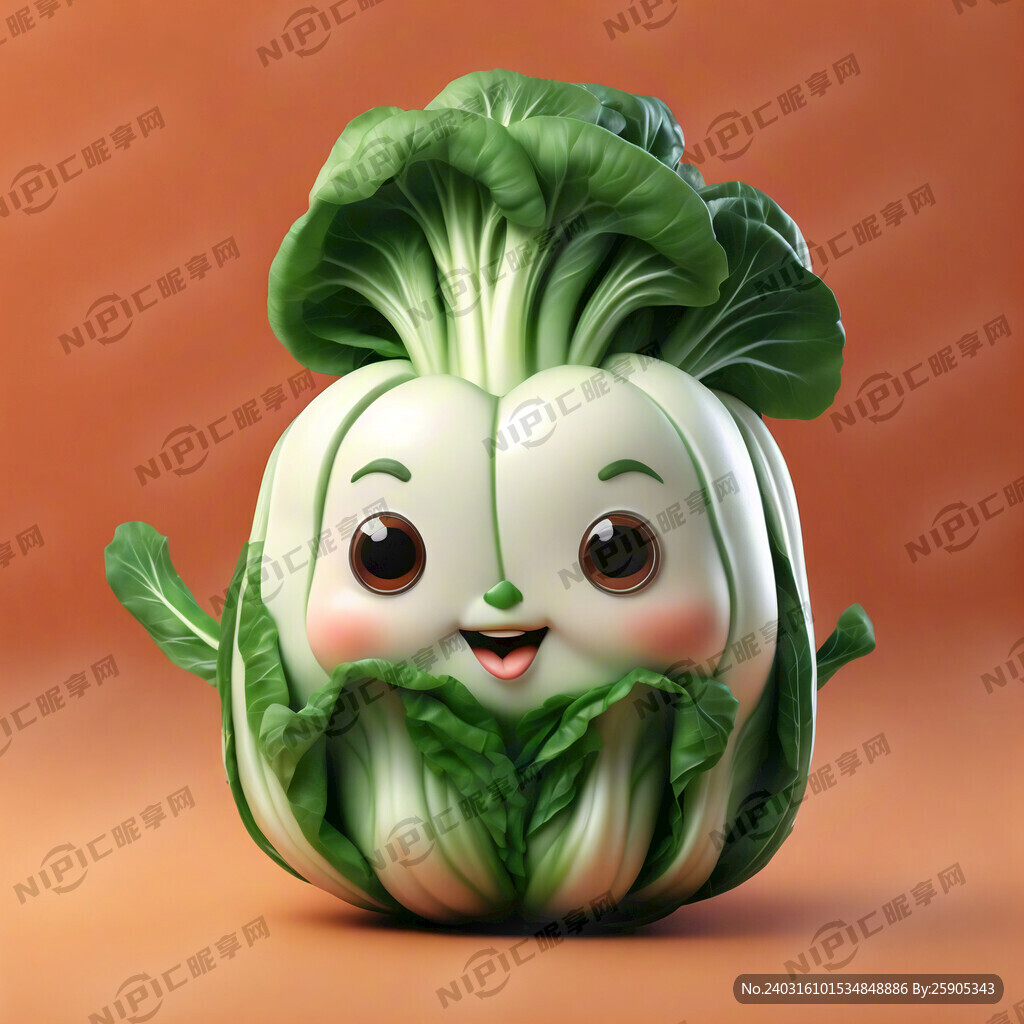 生成可爱的青菜妈妈卡通形象