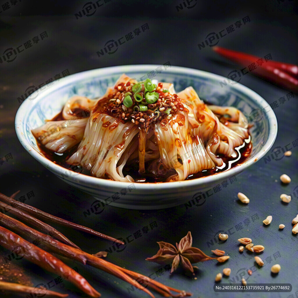 红油酿皮包装袋  西北风味