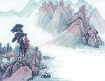          现代山水画 