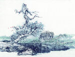          现代山水画 