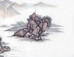          现代山水画 
