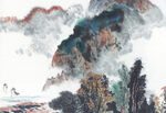          现代山水画 