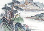          现代山水画 