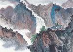          现代山水画 