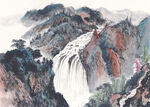          现代山水画 