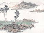          现代山水画 