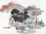          现代山水画 