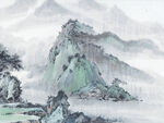          现代山水画 