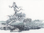          现代山水画 