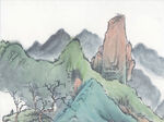          现代山水画 