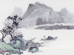          现代山水画 