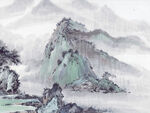          现代山水画 