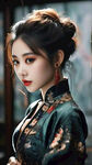 美女剪影