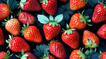 草莓
多个
国潮风格
单色背景
多方连续