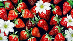 草莓
多个
国潮风格
白色背景
多方连续
无缝拼接
