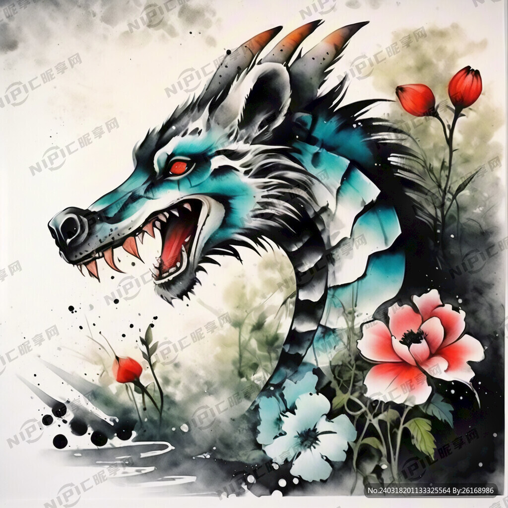 扎染带效果字母