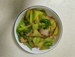 儿菜炒腊肉