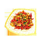 手绘美食海报图片