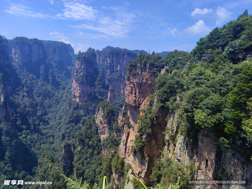 湖南 张家界 湘西 景区 山水