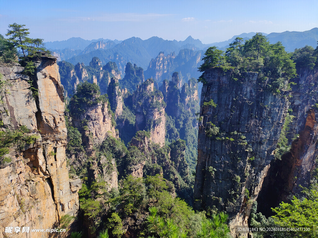 湖南 张家界 湘西 景区 山水