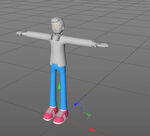 C4D模型 男孩