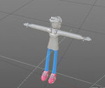 C4D模型 女孩