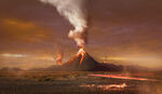 火山爆发