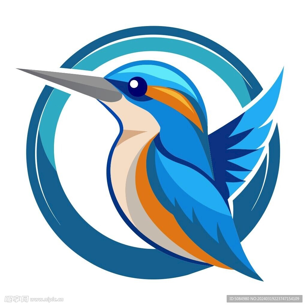 翠鸟 logo