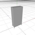 C4D模型 电视柜 