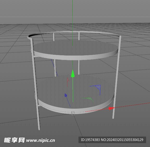 C4D模型 电视柜  