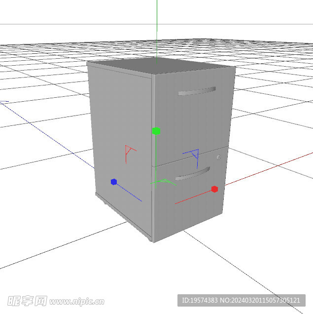 C4D模型 电视柜 