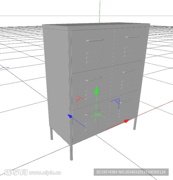  C4D模型 电视柜 