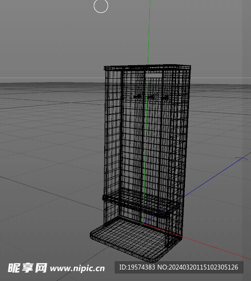 C4D模型 铁架子