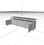 C4D模型 电视柜 