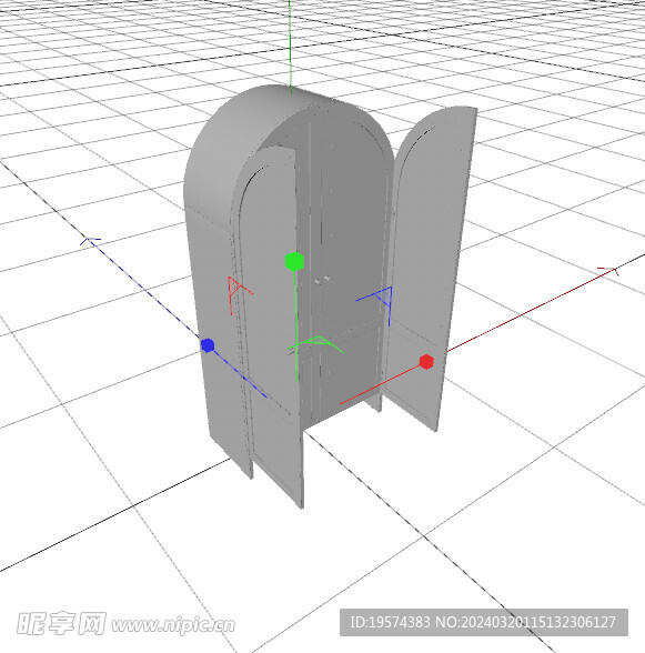 C4D模型 电视柜 