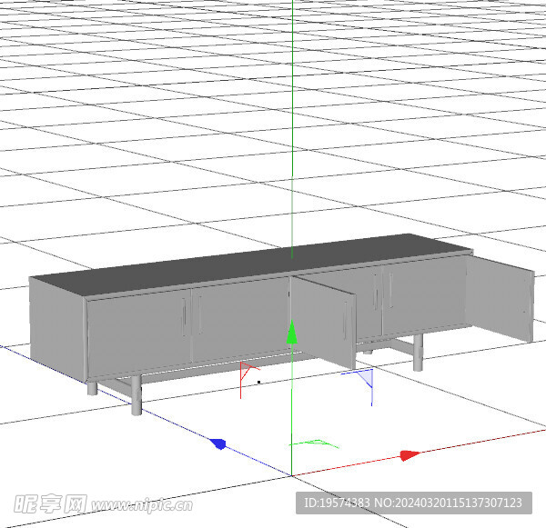  C4D模型 柜子 