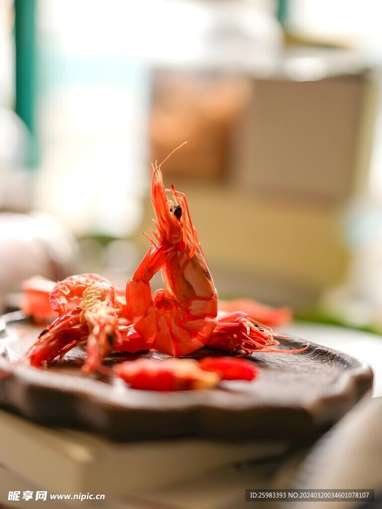九节虾干 