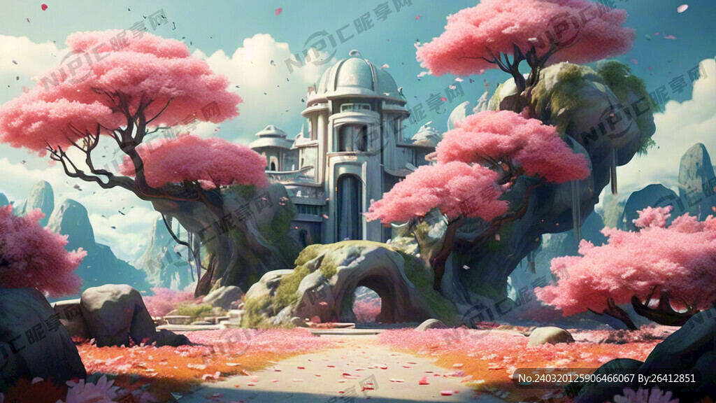 游戏梦幻唯美新中式风景 超高清