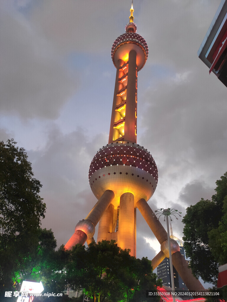 东方明珠夜景