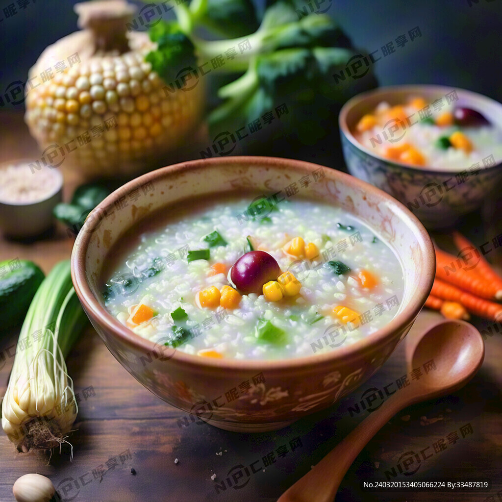 蔬菜玉米粥