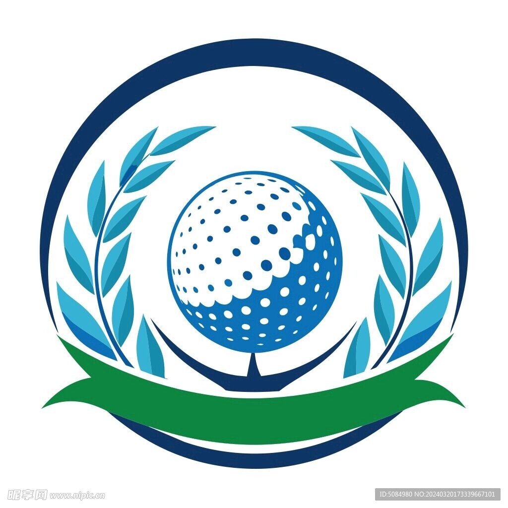 高尔夫球 logo
