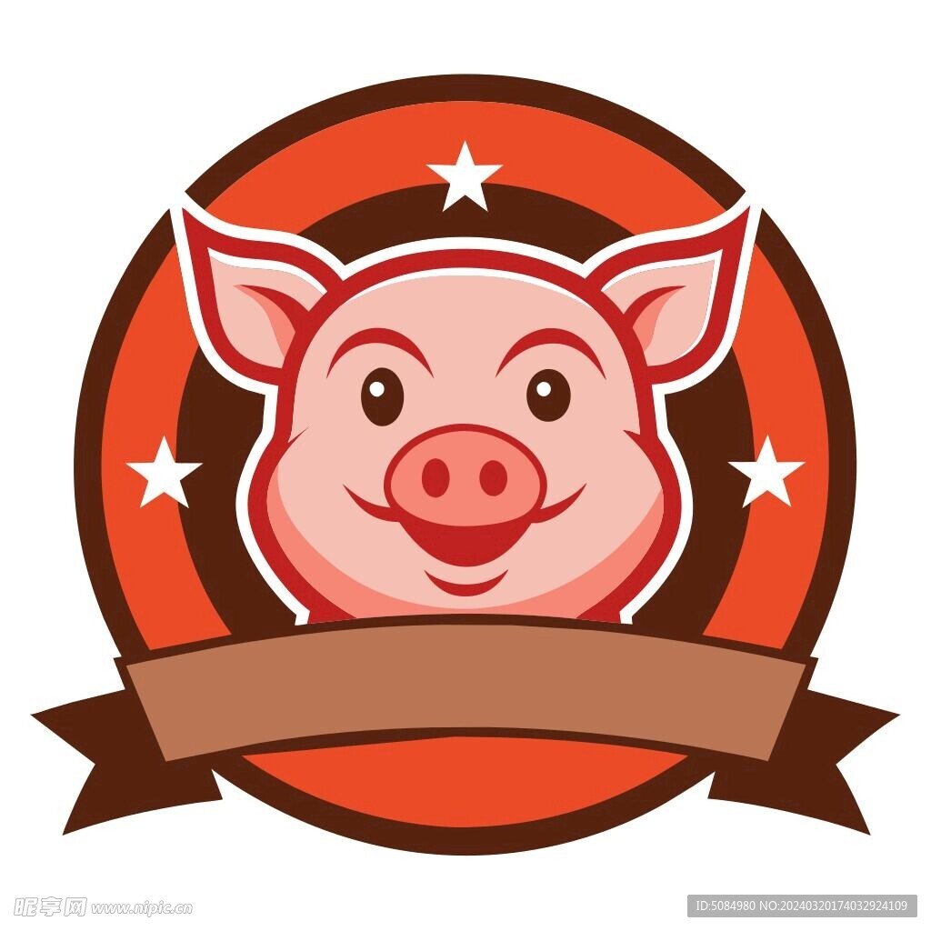 猪头像 logo
