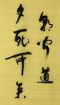夕死可关 杨克东书法鸿鹄图片