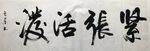 紧张  杨克东书法鸿鹄图片